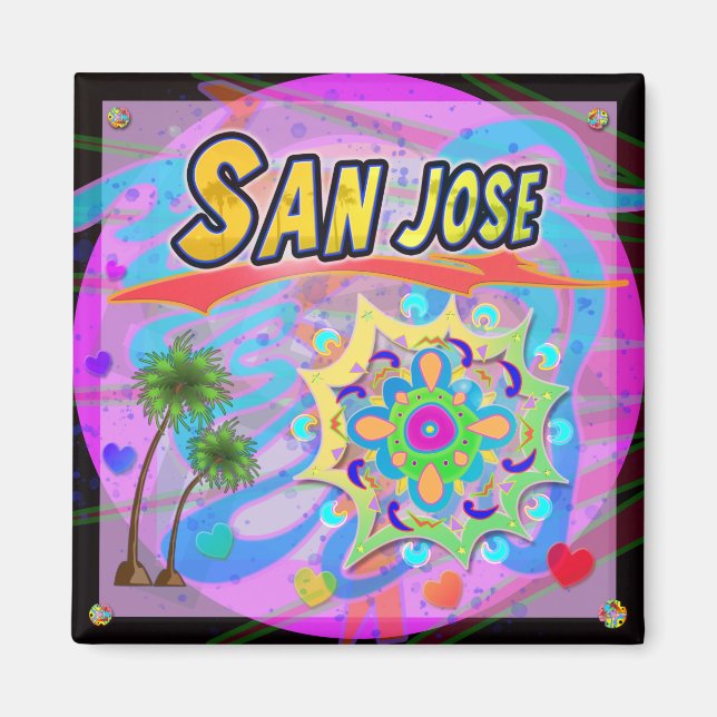 Imã San Jose Verdadeiro Magnet (Frente)