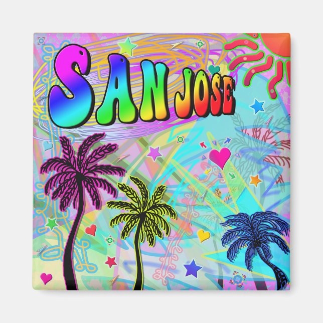 Imã San Jose Vivid Romance Magnet (Frente)