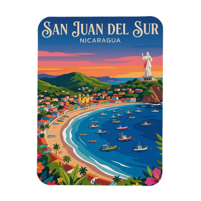 Ímã San Juan del Sur Nicarágua (Vertical)