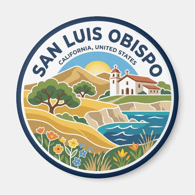 Imã San Luis Obispo, Costa Central da Califórnia (Frente)