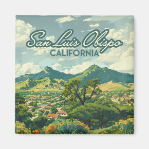 Imã San Luis Obispo SLO Retro Costa Central da Califór