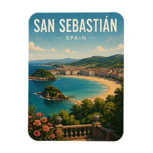 Ímã San Sebastian Espanha Costa Basca E Viagem Gastron