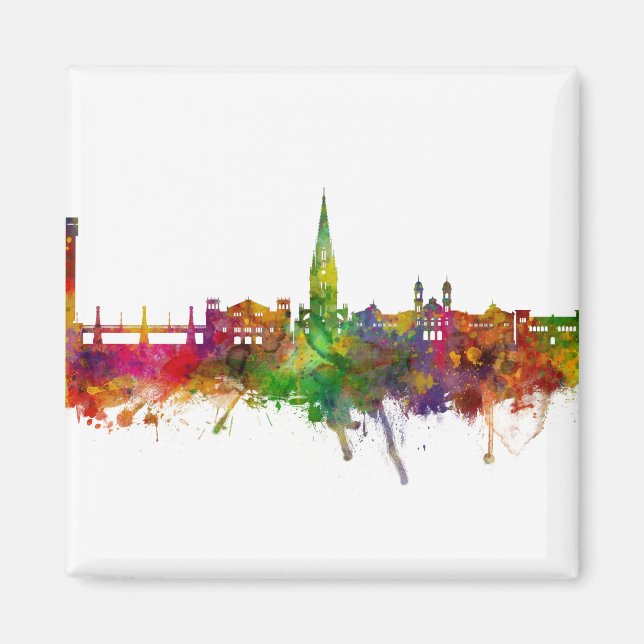 Imã San Sebastian Espanha Skyline (Frente)