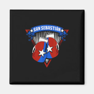 Imã San Sebastian Porto Rico Boxando Luvas Puerto Ric