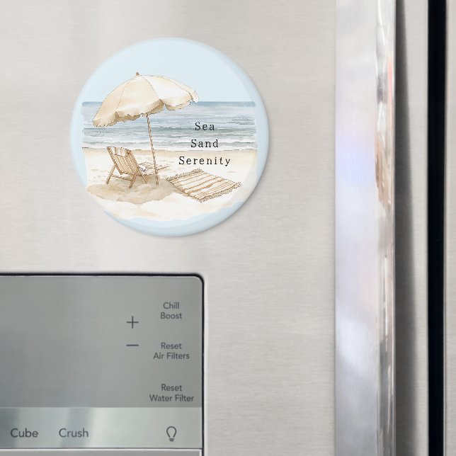 Imã Sand Beach Serenity Umbrella (In Situ (Fridge))