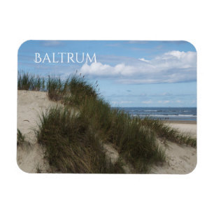 Ímã Sand Dune, Grass, North Sea Beach, Baltrum Island