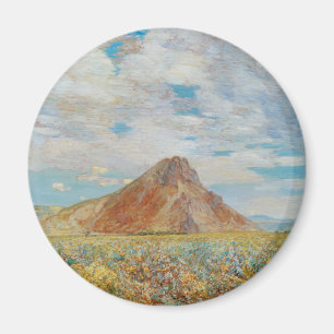 Imã Sand Springs Butte por Childe Hassam, Arte Antigo