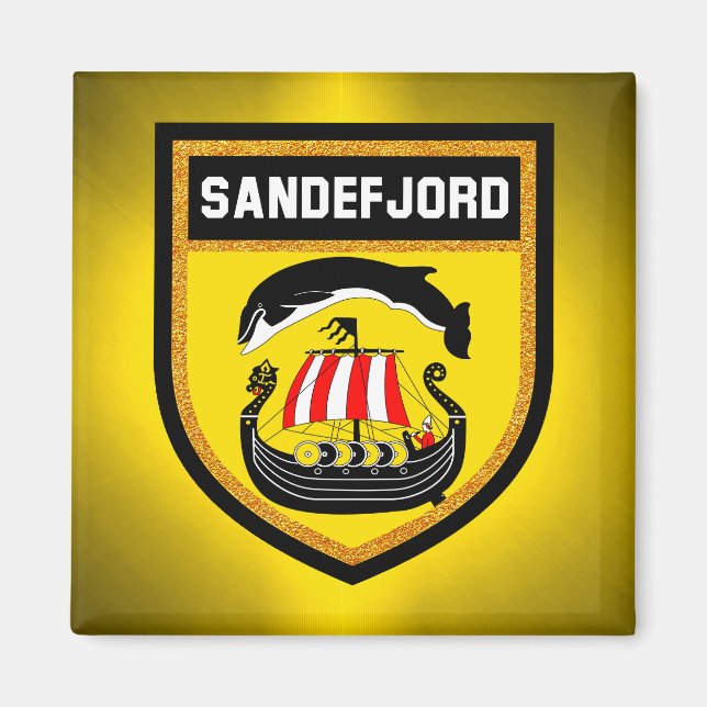 Imã Sandefjord Flag (Frente)