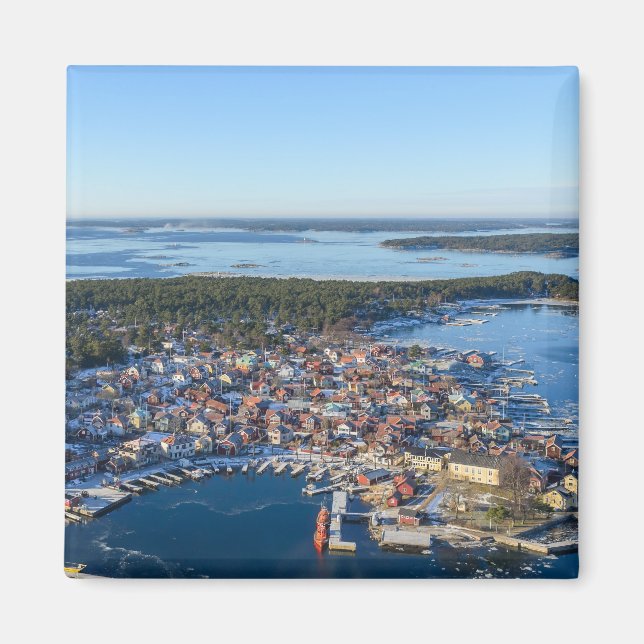 Imã Sandhamn, arquipélago de Estocolmo, Suecia (Frente)