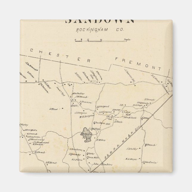 Imã Sandown, Rockingham Co (Frente)