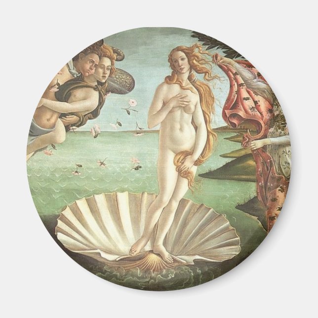 Imã Sandro Botticelli O Nascimento de Vênus (Frente)