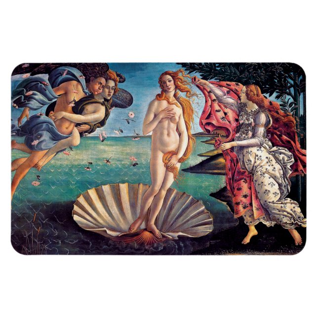 Ímã Sandro Botticelli - O Nascimento de Vênus - Arte E (Horizontal)