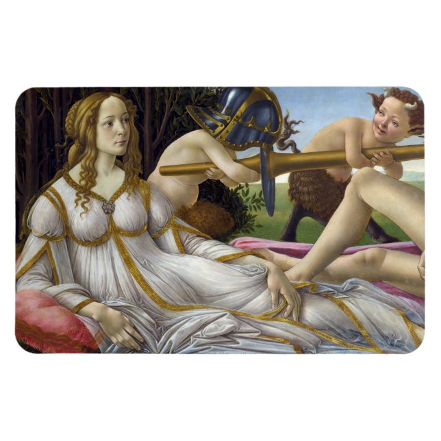 Ímã Sandro Botticelli - Vênus e Marte, lado esquerdo (Horizontal)