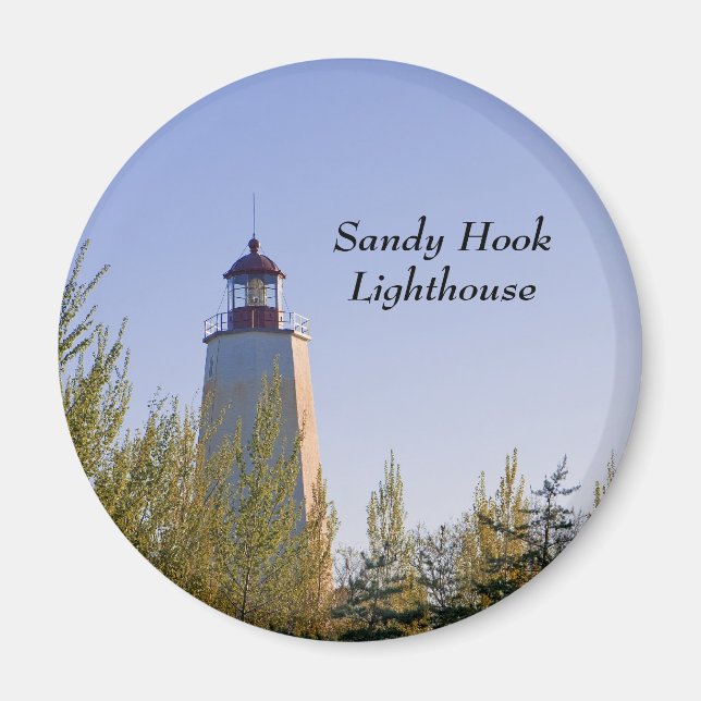 Imã Sandy Hook III Lighthouse Magnet (Frente)