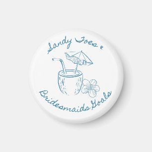 Imã Sandy Toe & Bridesmaids Goals Bota Prévia Costeira