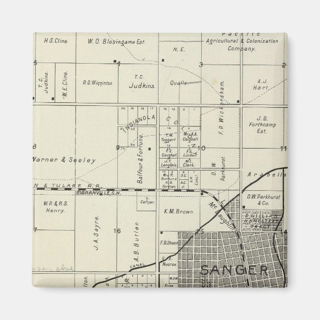 Imã Sanger, Califórnia (Frente)