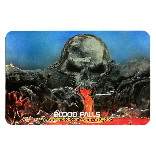 Ímã Sangue cai (Horizontal)