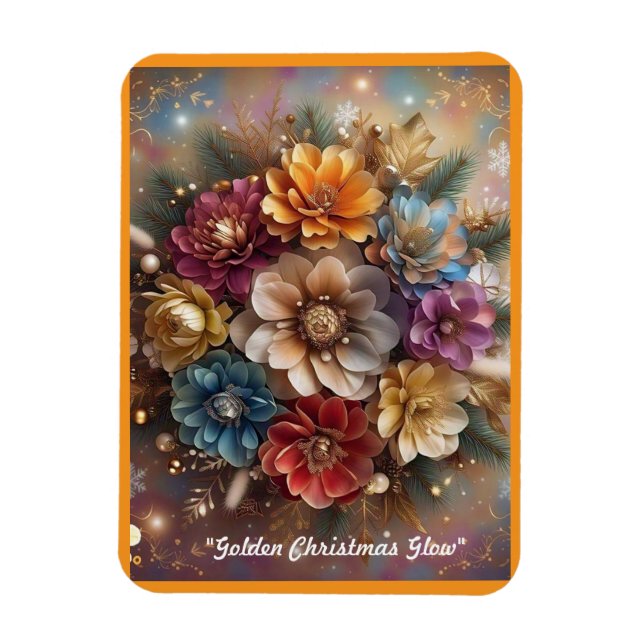 Ímã "Sangue Festivo de inverno" (Vertical)