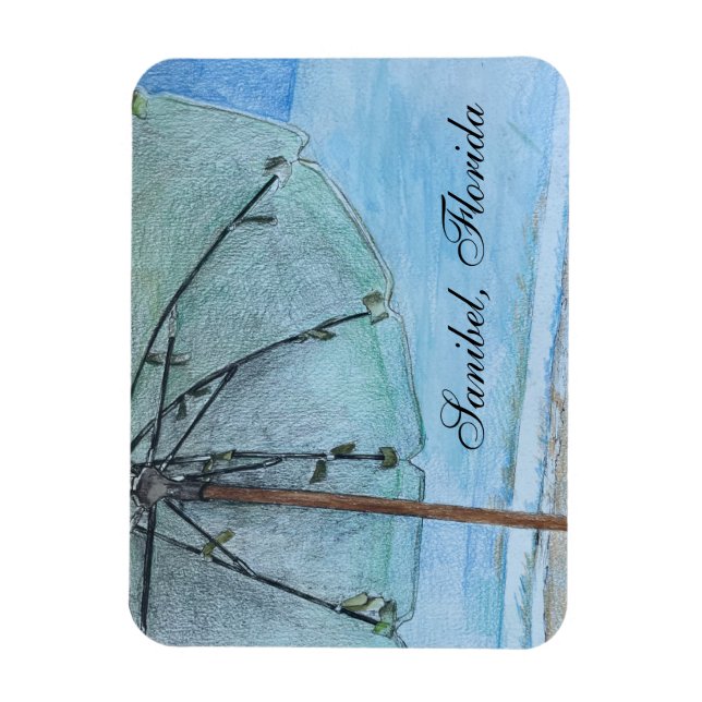 Ímã Sanibel, Florida Beach (Vertical)