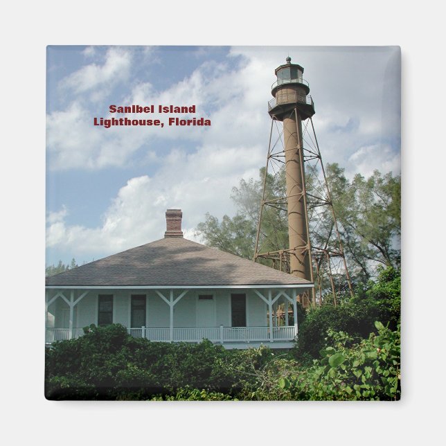 Imã Sanibel Island Lighthouse Fl. (Frente)