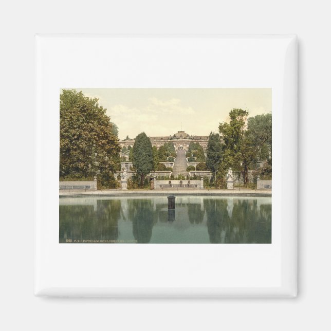 Imã Sanssouci Palace, Potsdam, Berlim, Alemanha (Frente)