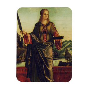 Ímã Santa Anastácia de Roma Arte Premium