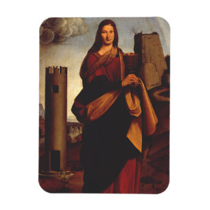 Ímã Santa Bárbara por Giovanni Antonio Boltraffio