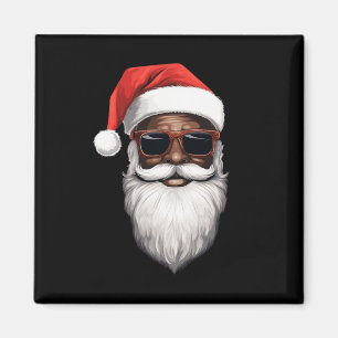Imã Santa Claus Black Xmas Papai noel Afro-Americano