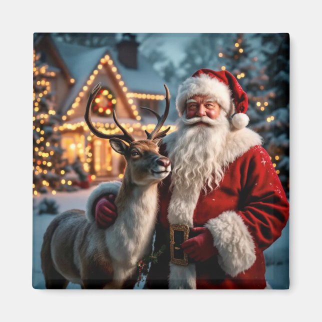 Imã Santa Claus Magnet (Frente)