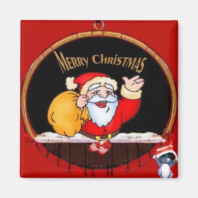 Imã Santa Claus Magnet (Frente)
