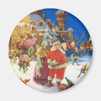 IMÃ SANTA CLAUS & MRS. CLAUS NO POLO NORTE