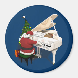 Imã Santa Claus Pianist