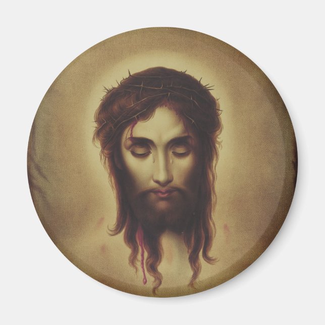 Imã Santa Face de Jesus Cristo (Frente)