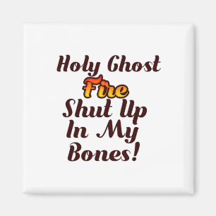 Imã Santa Fantasma do Fogo Fantasma Halloween Spooky S
