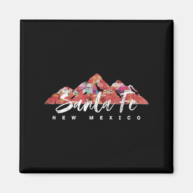 Imã Santa Fe New Mexico Family Travel Hiking Camping S (Frente)