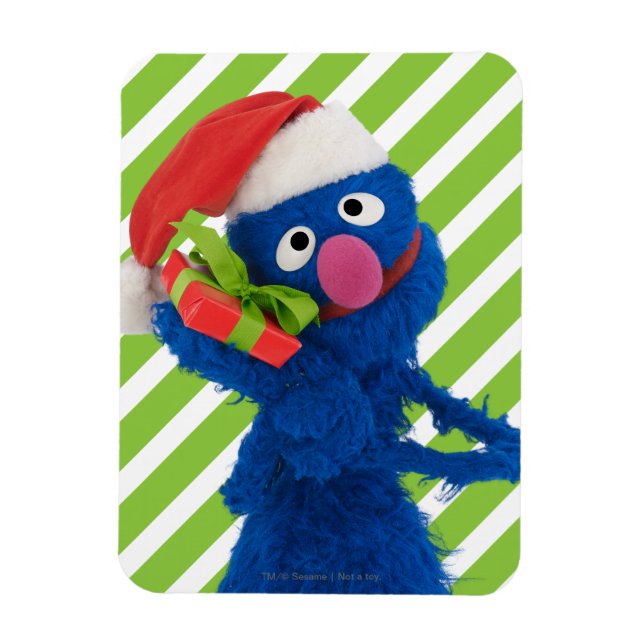 Ímã Santa Hat Grover (Vertical)