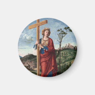 Imã Santa Helena com a Vera Cruz Arte Sacra