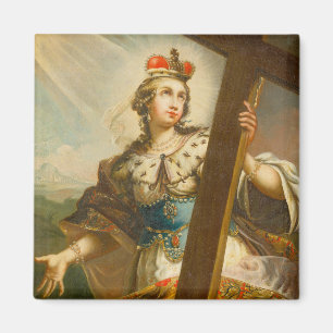 Imã Santa Helena com a Vera Cruz Arte Sacra