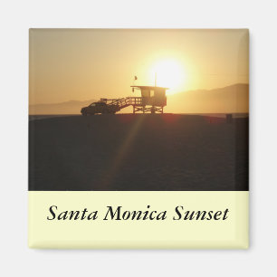 Imã Santa Monica no por do sol