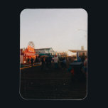 Ímã Santa Monica Pier, Los Angeles, California<br><div class="desc">Santa Monica at sunset</div>