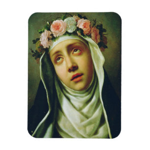 Ímã Santa Rosa de Lima O Anjo do Peru Arte Fina