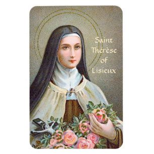 Ímã Santa Teresa de Lisieux a Pequena Flor (BJE 01)