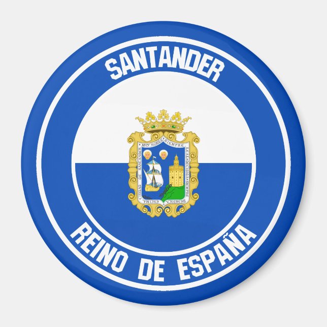 Imã Santander Round Emblem (Frente)