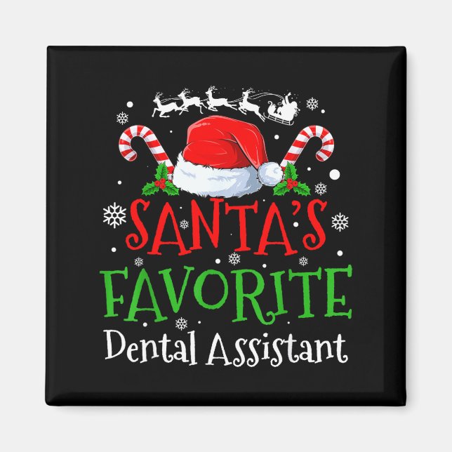 Imã Santa's Favorite Dental Istant Christmas Party  (Frente)