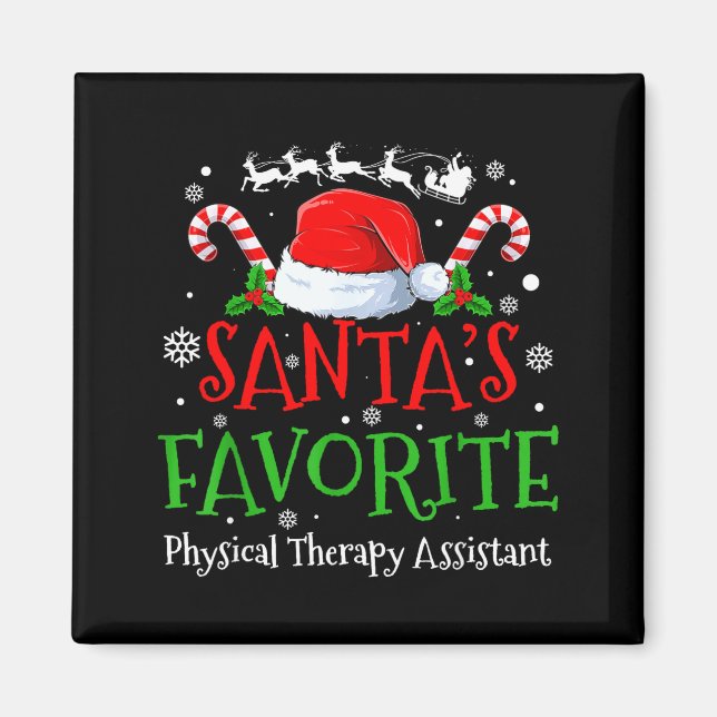 Imã Santa's Favorite Physical Therapy Istant Christmas (Frente)