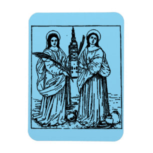 Ímã Santas Justa e Rufina padroeiras de Sevilha