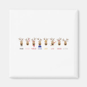 Imã Santas Reindeer