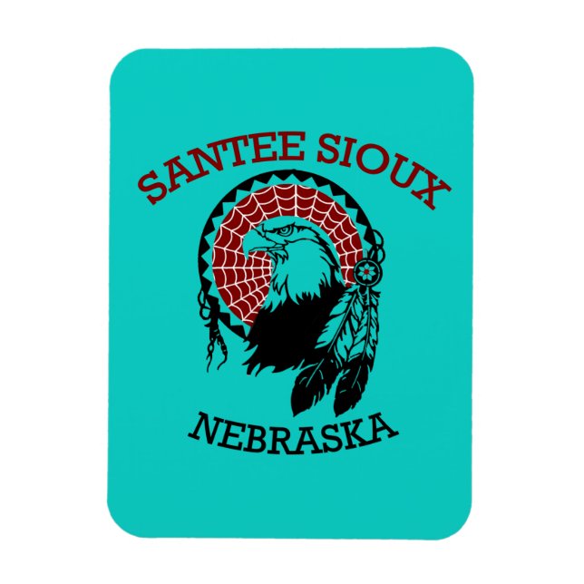 Ímã Santee Sioux - Magnet flexível (Vertical)
