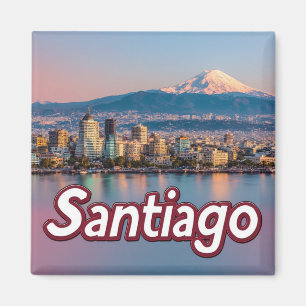 Imã Santiago Chile Cidade Viagem Lembrança 🗺️