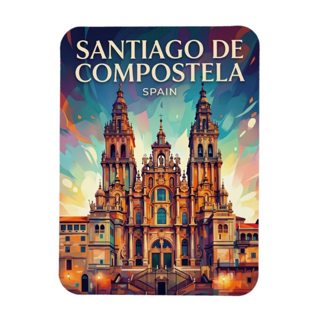 Ímã Santiago de Compostela Espanha (Vertical)